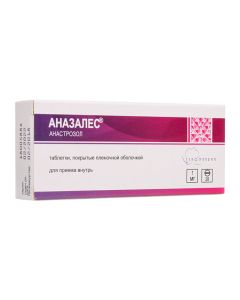 anastrozole - Anazales tablets coated.pl.ob. 1 mg 28 pcs. texas Pharmacy Online - texas.buy-pharm.com