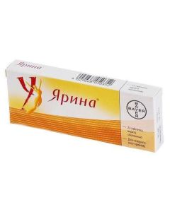 Drospyrenon, ethinyl estradiol - Yarina tablets, 21 pcs. texas Pharmacy Online - texas.buy-pharm.com