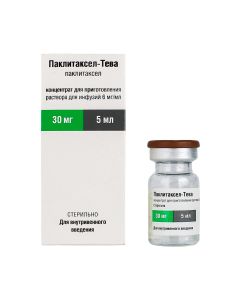 paclitaxel - Paclitaxel-Teva conc. for solution for infusion 6 mg / ml vial 5 ml 1 pc texas Pharmacy Online - texas.buy-pharm.com