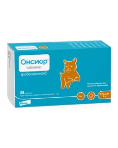 Robenakoksyb - Onsior tablets 5 mg for dogs from 2.5 kg to 5 kg Elanco 28 pcs. (BET) texas Pharmacy Online - texas.buy-pharm.com