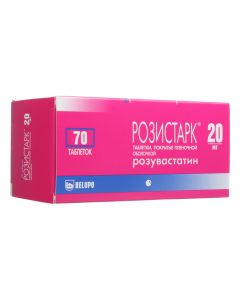 rosuvastatin - Rosistark tablets are covered.pl.ob. 20 mg 70 pcs. texas Pharmacy Online - texas.buy-pharm.com