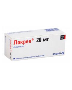 Betaxolol - Lokren tablets 20 mg, 56 pcs. texas Pharmacy Online - texas.buy-pharm.com
