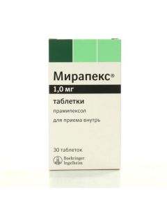 Pramypeksol - Mirapex tablets 1 mg, 30 pcs. texas Pharmacy Online - texas.buy-pharm.com