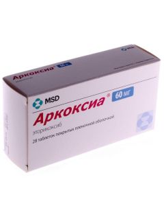 Etoricoxib - Arkoxia tablets is covered.pl.ob. 60 mg 28 pcs. pack texas Pharmacy Online - texas.buy-pharm.com