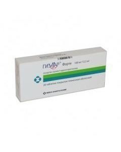 Hydrohlorotyazyd, Losartan - Gizaar Forte tablets 12.5 + 100 mg, 28 pcs. texas Pharmacy Online - texas.buy-pharm.com
