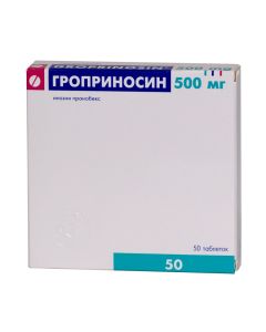 Inosine Pranobex - Groprinosin tablets 500 mg, 50 pcs. texas Pharmacy Online - texas.buy-pharm.com