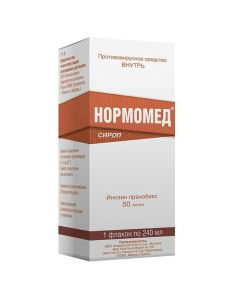 Inosine Pranobex - Normomed syrup 50 mg / ml 240 ml texas Pharmacy Online - texas.buy-pharm.com