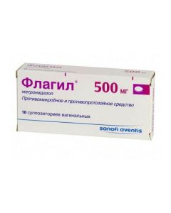 metronidazole - Flagil vaginal suppositories 500 mg, 10 pcs. texas Pharmacy Online - texas.buy-pharm.com