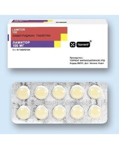 Lamotrigine - Lamitor tablets 100 mg, 50 pcs. texas Pharmacy Online - texas.buy-pharm.com