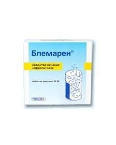 citric acid, potassium bicarbonate, Sodium Citrate - Blemaren effervescent tablets, 80 pcs. texas Pharmacy Online - texas.buy-pharm.com