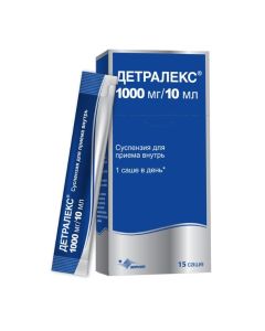 hesperidin, diosmin - Detralex oral suspension 1000 mg / 10 ml sachet 10 ml 15 pcs. texas Pharmacy Online - texas.buy-pharm.com