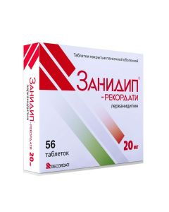 Lerkanydypyn - Zanidip-Recordati tablets coated. 20 mg 56 pcs. texas Pharmacy Online - texas.buy-pharm.com