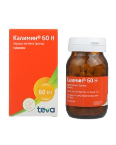 Pyrydostyhmyna bromide - Kalimin 60 N tablets 60 mg 100 pcs. texas Pharmacy Online - texas.buy-pharm.com