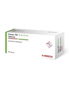 amlodipine, bisoprolol - Concor AM tablets 10 mg + 10 mg 30 pcs. texas Pharmacy Online - texas.buy-pharm.com