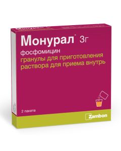 fosfomycin - Monural granules for solution for oral administration 3 g sachets 2 pcs. texas Pharmacy Online - texas.buy-pharm.com