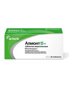 montelukast - Almont chewable tablets 4 mg 28 pcs. texas Pharmacy Online - texas.buy-pharm.com
