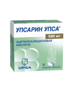 Atsetylsalytsylovaya acid - Upsarin Upsa effervescent tablets 500 mg 16 pcs. texas Pharmacy Online - texas.buy-pharm.com