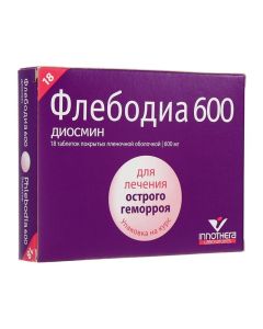 Diosmin - Phlebodia 600 tablets 600 mg, 18 pcs. texas Pharmacy Online - texas.buy-pharm.com