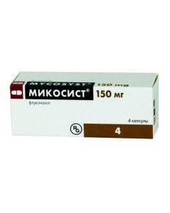 Fluconazole - Mikosist capsules 150 mg, 4 pcs. texas Pharmacy Online - texas.buy-pharm.com