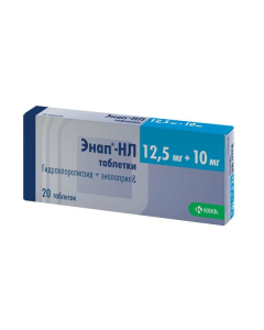 Hydrohlorotyazyd, enalapril - Enap-NL tablets 12.5 mg + 10 mg 20 pcs. texas Pharmacy Online - texas.buy-pharm.com