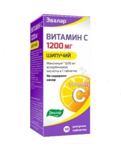 Ascorbic Acid - Vitamin C effervescent tablets 1200 mg 10 pcs. pack texas Pharmacy Online - texas.buy-pharm.com