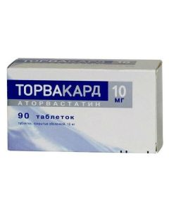 Atorvastatin - Torvacard tablets 10 mg, 90 pcs. texas Pharmacy Online - texas.buy-pharm.com