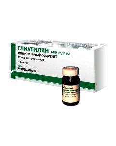 choline alphostrate - Gliatilin oral solution 600 mg / 7 ml 7 ml vials 10 pcs. texas Pharmacy Online - texas.buy-pharm.com