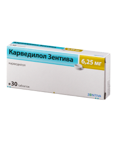 Carvedilol - Carvedilol Sanofi tablets 6.25 mg 30 pcs. texas Pharmacy Online - texas.buy-pharm.com