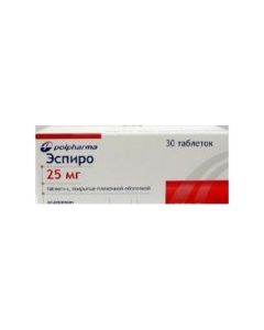 eplerenon - Espiro tablets coated.pl.ob. 25 mg 30 pcs. pack texas Pharmacy Online - texas.buy-pharm.com