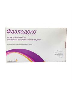 Fulvestrant - Fazlodeks solution for in / mouse. enter 250 mg / 5 ml 5 ml syringe 2 pcs. texas Pharmacy Online - texas.buy-pharm.com
