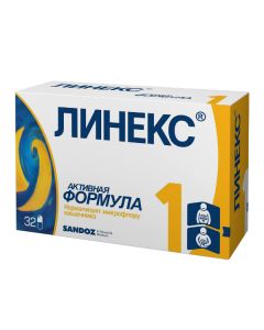 Lactobacilli acidophilus, Bifidobacteria infantis, Enterococci - Linex capsules, 32 pcs. texas Pharmacy Online - texas.buy-pharm.com