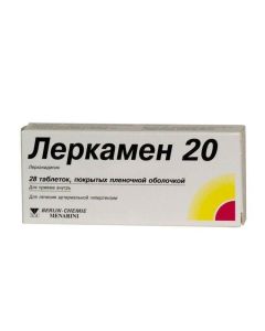 lercanidipine - Lerkamen 20 tablets 20 mg, 28 pcs. texas Pharmacy Online - texas.buy-pharm.com