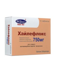 Levofloxacin - Highleflox tablets 750 mg, 5 pcs. texas Pharmacy Online - texas.buy-pharm.com