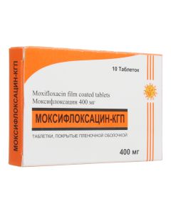 Moxifloxacin - Moxifloxacin-KGP tablets coated.pl.ob. 400 mg 10 pcs. texas Pharmacy Online - texas.buy-pharm.com
