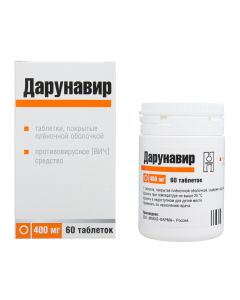 Darunavyr - Darunavir tablets coated.pl.ob. 400 mg 60 pcs. texas Pharmacy Online - texas.buy-pharm.com
