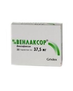 Venlafaxine - Venlaxor tablets 37.5 mg, 30 pcs. texas Pharmacy Online - texas.buy-pharm.com