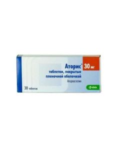 Atorvastatin - Atoris tablets 30 mg, 30 pcs. texas Pharmacy Online - texas.buy-pharm.com