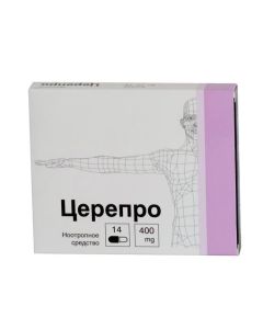 Choline alfostserat - Cerepro capsules 400 mg, 14 pcs. texas Pharmacy Online - texas.buy-pharm.com