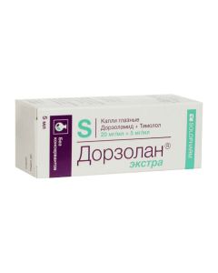 Dorzolamyd, Timolol - Dorzolan extra eye drops 20 mg / ml + 5 mg / ml 5 ml texas Pharmacy Online - texas.buy-pharm.com