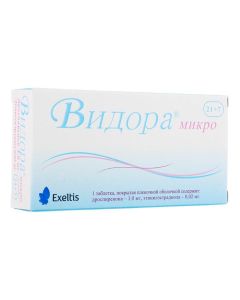 Drospyrenon, ethinyl estradiol - Vidora micro tablets coated.pl.ob. 3 mg + 0.02 mg 21 + 7 pcs. texas Pharmacy Online - texas.buy-pharm.com