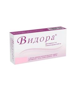 Drospyrenon, ethinyl estradiol - Vidora tablets are coated. 3 mg + 0.03 mg 28 pcs. texas Pharmacy Online - texas.buy-pharm.com