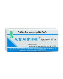 Lappakonytyna hydrobromide - Allapinin tablets 25 mg, 30 pcs. texas Pharmacy Online - texas.buy-pharm.com