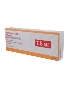 Methotrexate - Methotrexate-Ebeve injection 10 mg / ml 0.75 ml syringe 1 pc. texas Pharmacy Online - texas.buy-pharm.com