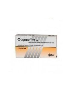 Alendronovaya acid - Forosa tablets coated.pl.ob. 70 mg, 4 pcs. texas Pharmacy Online - texas.buy-pharm.com
