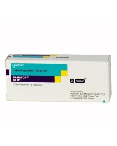 Lamotrigine - Lamitor tablets 50 mg, 50 pcs. texas Pharmacy Online - texas.buy-pharm.com