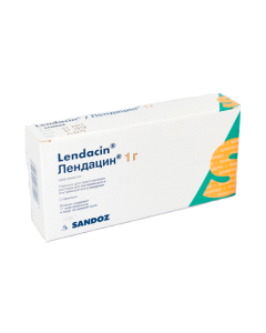 Ceftriaxone - Lendacin pore. d / pr-r solution for intravenous and intravenous administration 1 g vial 10 pcs texas Pharmacy Online - texas.buy-pharm.com