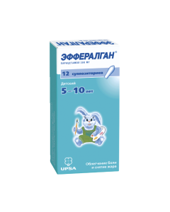 Paracetamol - Efferalgan rectal suppositories 300 mg 12 pcs. texas Pharmacy Online - texas.buy-pharm.com