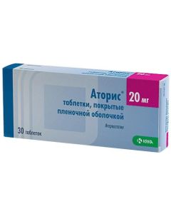 Atorvastatin - Atoris tablets 20 mg, 30 pcs. texas Pharmacy Online - texas.buy-pharm.com