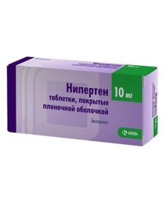 bisoprolol - Niperten tablets 10 mg, 100 pcs. texas Pharmacy Online - texas.buy-pharm.com