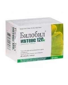ginkgo two-bladed leaves extract - Bilobil Intens 120 capsules 120 mg, 20 pcs. texas Pharmacy Online - texas.buy-pharm.com